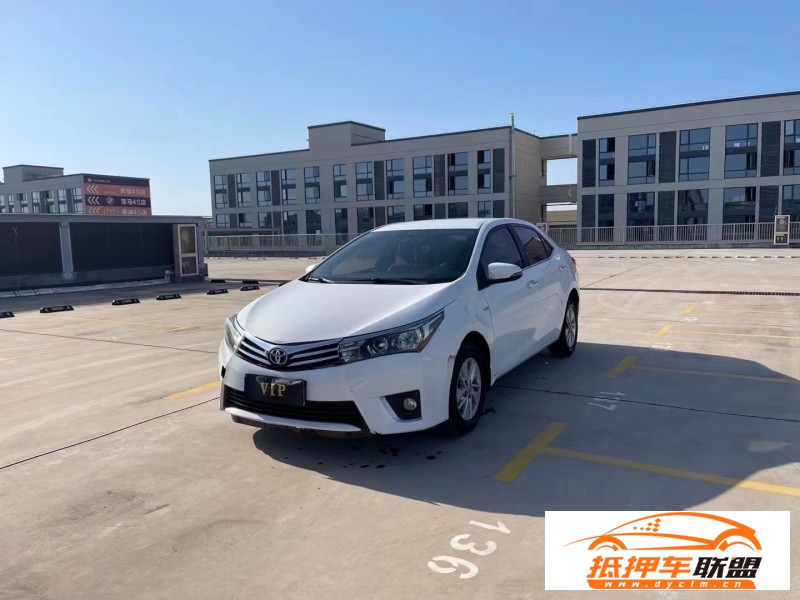  16年豐田卡羅拉轎車 